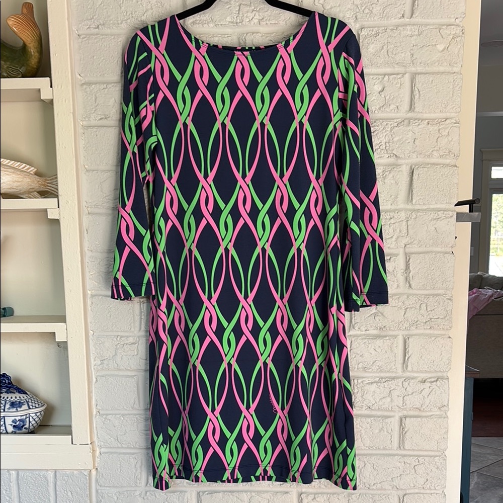 Melly M Geometric Print Sheath Style Dress Size Small